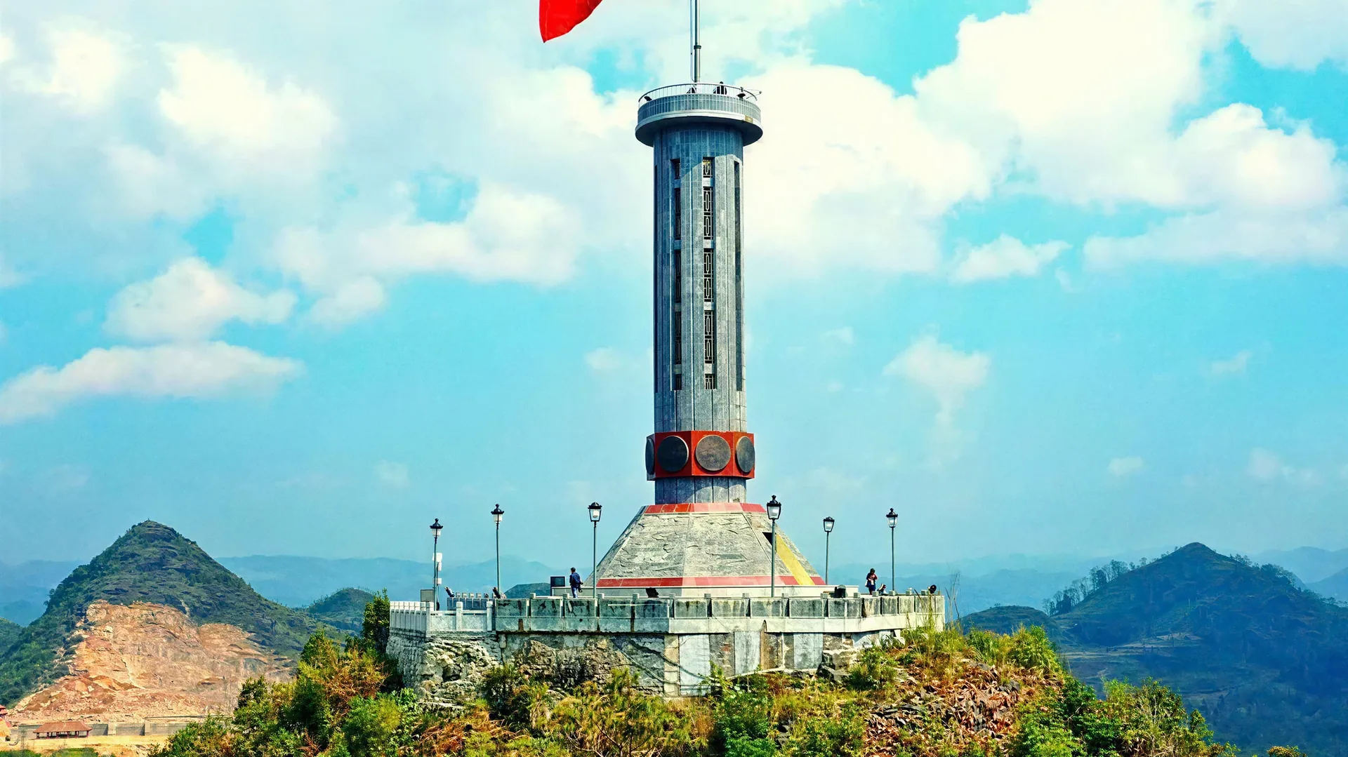 Lung Cu flag tower, the northernmost point of Vietnam