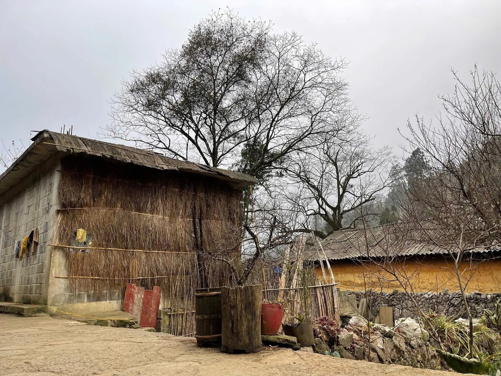 Old stone house of the H'mong people on the Dong Van plateau