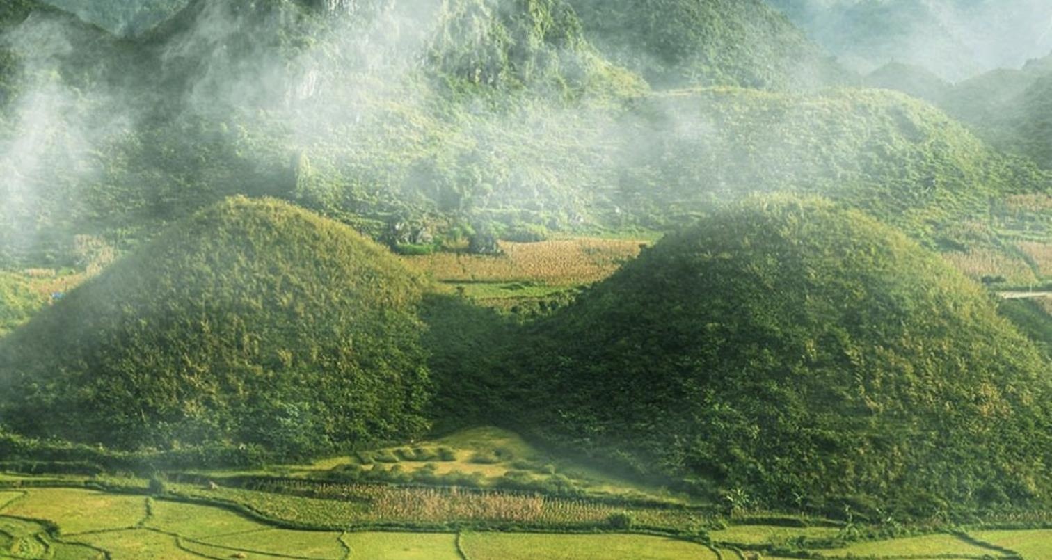 Twin Mountains of Quan Ba